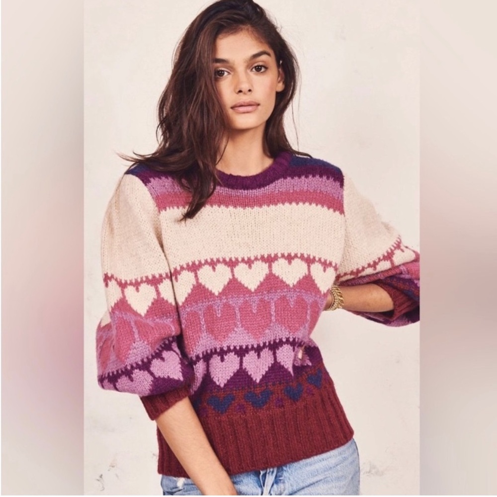 LoveShack Fancy Heart Sweater